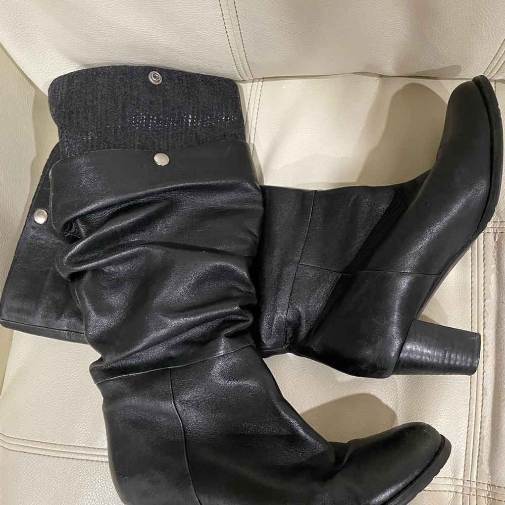 le saunda high end knee high boots